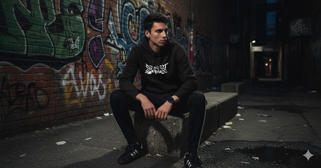 BLUZA "KANGURKA" - GRAFFITI "OSTRE" - obrazek 2